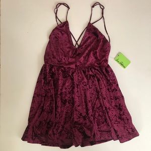 Red Velvet Romper